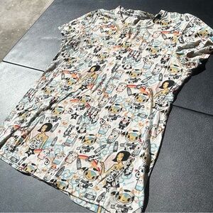 Rare Discontinued Vintage tokidoki All-Over Print Tee